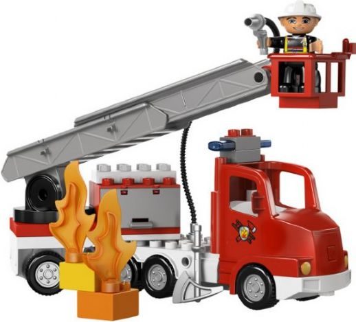 ®™DUPLO - 5682 Fire Truck (Has extendable Ladder on Swival base) ~Retired 2015~ Carousel 11