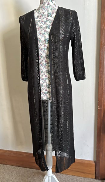 Lost In Lunar: Long Black Cardigan Carousel 1