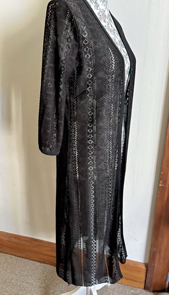 Lost In Lunar: Long Black Cardigan Carousel 2