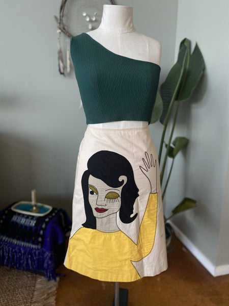 Vintage embroidery Skirt Carousel 1