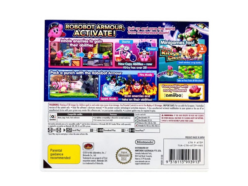 Kirby Planet Robobot (3DS - NZ PRINT) *NEW - MINT COLLECTOR'S* Carousel 2