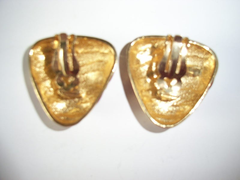 Beautiful Inverted Triangle Clip Earrings Carousel 2