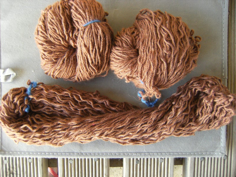 Knitting yarn - brown skeins 205gm Ref Jac30 Carousel 1
