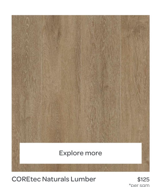 COREtec the original flooring x 7 boxes hybrid waterproof Carousel 1