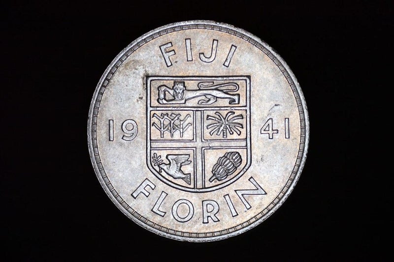 Fiji - 1941 - Florin - KM13 - Almost Uncirculated (OM-A2864) Carousel 1