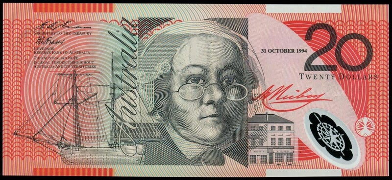 Australia - 1994 - $20 - 10 Consecutive Notes - BM94000319-328 - 501a - Unc Carousel 2