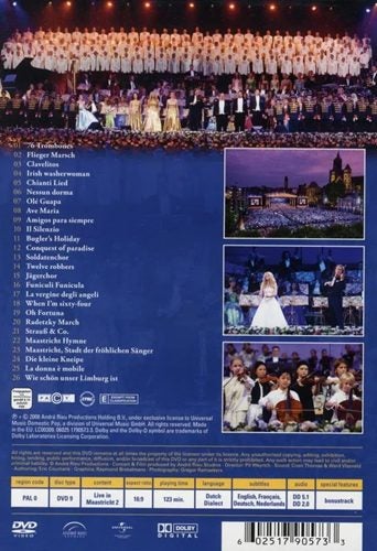 André Rieu: Live in Maastricht II (DVD) Region ALL64515814106243111