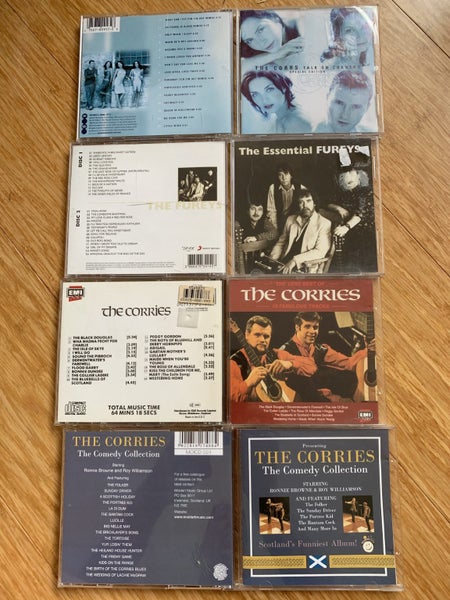 CORRIES-Very Best + Comedy collection/ CORRS-Talk On Corners/ FUREYS- Essential Carousel 1