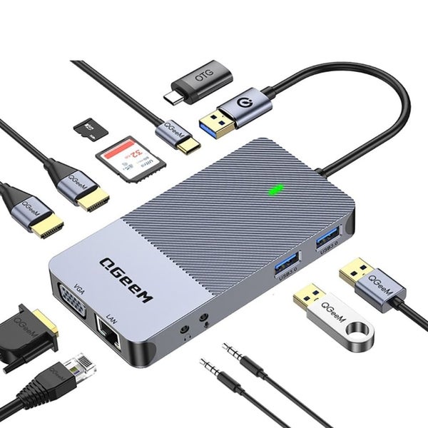 Usb Hub 3.0 Triple Display Dual Hdmi Vga Usb Adapter Splitter for Mi Laptops Carousel 1