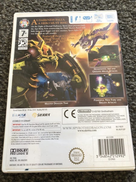 Nintendo Wii - The Legend of Spyro - Good Condition! Carousel 2