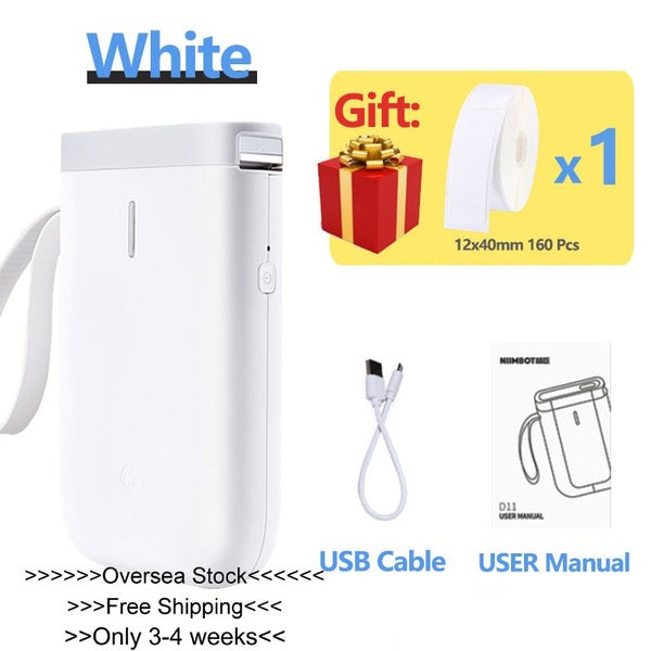 D11 Wireless Label Printer Portable Pocket Label Printer Bluetooth-06010 Carousel 1