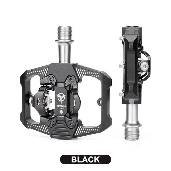 1 Pair Bicycle Lock Pedals With Free Cleat For SPD System MTB(NZ STOCK) Carousel 1