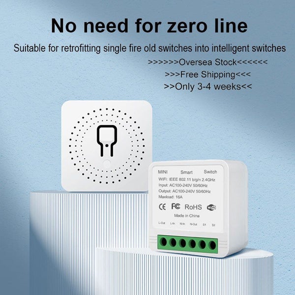 Smart Switch Wireless Control with App, Set Timers and Energy Monitoring-2305041 Carousel 1