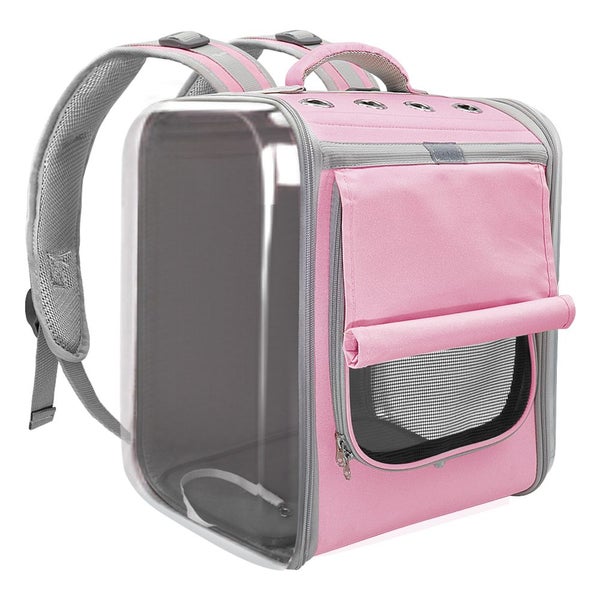 Pet Cat Carrier Backpack Breathable Travel Outdoor Shoulder Cat Bag-06040 Carousel 2