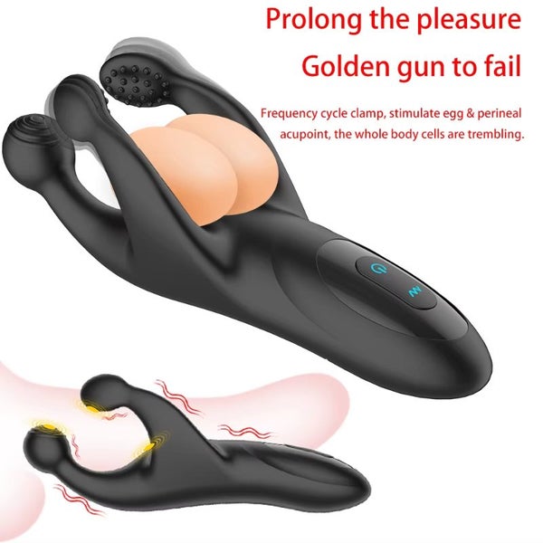 Testicle Massager Vibrators for Men Sexy Toys 10 Speeds Vibrating Prostate Carousel 2