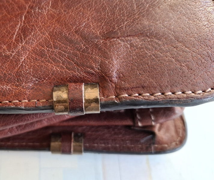 Pierre Cardin - modern leather laptop bag / briefcase Carousel 4