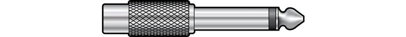 Audio Adaptor - 6.3mm Mono to RCA Socket Carousel 2