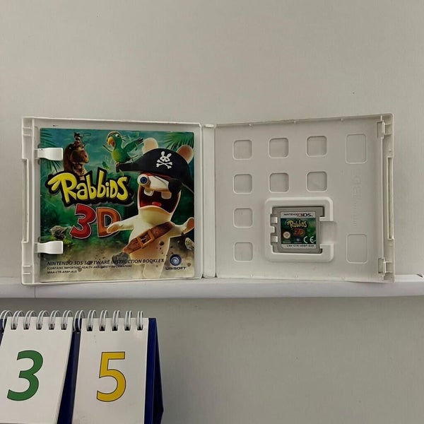 Rabbids 3D Nintendo 3DS Game + Manual PAL Carousel 2