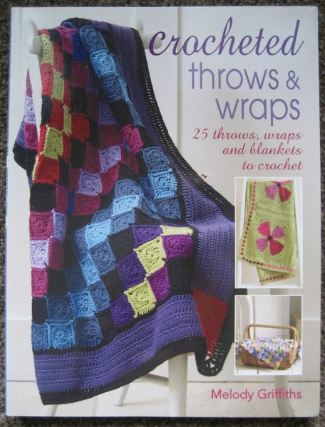 CROCHET THROWS WRAPS Afghans BLANKETS Craft BOOK 25 PATTERNS Carousel 1