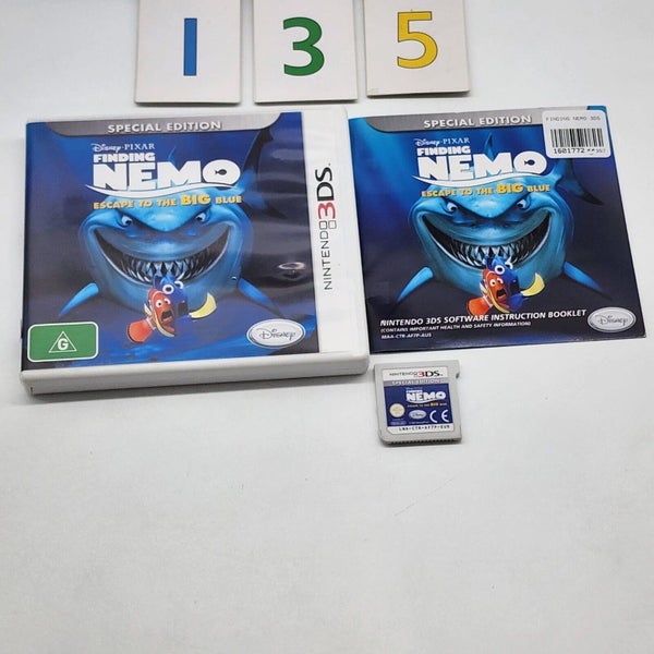 Disney Finding Nemo Escape To The Big Blue Nintendo 3DS Game + Manual PAL Carousel 1