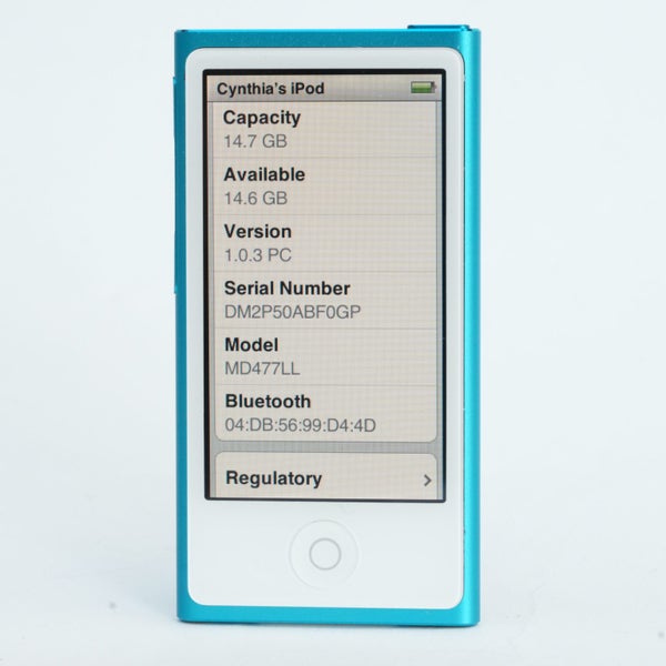 Apple iPod Nano 16GB 7th Generation Model A1446 Radio - 7th Gen Light Blue Ipod Carousel 2