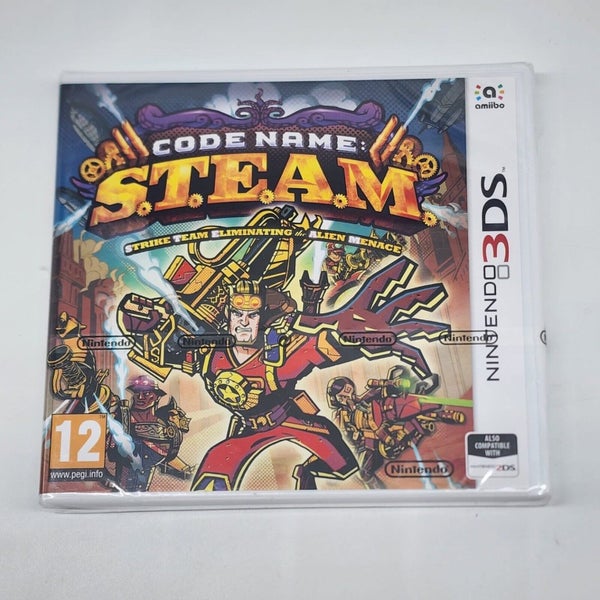 Code Name Steam S.t.e.a.m Nintendo 3DS Game PAL Brand New SEALED Carousel 1