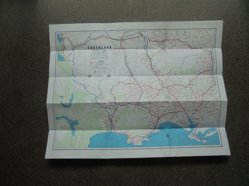 Vintage AA Southland District Map Carousel 2