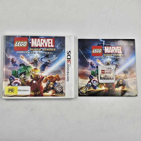 LEGO Marvel Super Heroes Universe In Peril Nintendo 3DS Game + Manual PAL Carousel 1