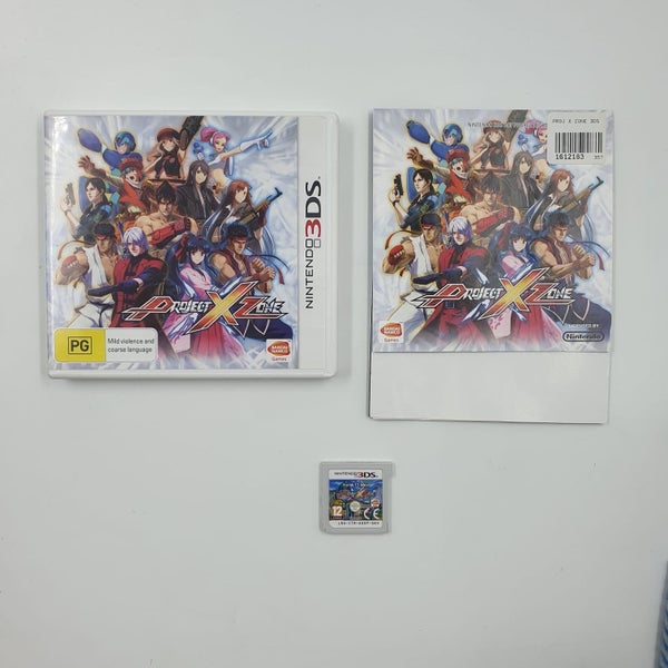 Project X Zone Nintendo 3DS Game + Manual PAL Carousel 1