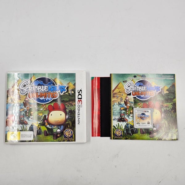 Scribblenauts Unlimited Nintendo 3DS Game + Manual PAL Carousel 1
