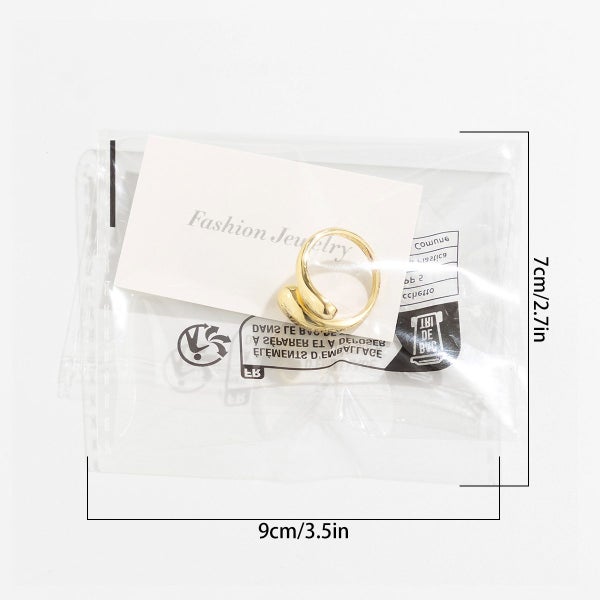 Elegant Gold Wrap Ring – Adjustable and Stylish Carousel 3