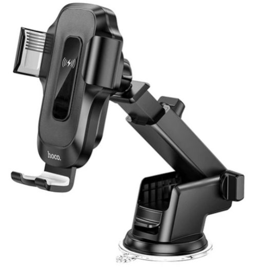 15W Automatic Clamping Wireless Charging Phone Holder for Windshield / Dashboard Carousel 1