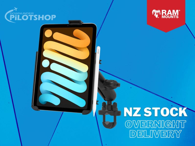 RAM EZ-Roll'r Holder for iPad mini (A17 Pro) & mini 6 with U-Bolt Carousel 1