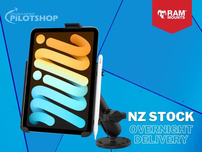 RAM EZ-Roll'r Holder for iPad mini (A17 Pro) & mini 6 with Screw-Down Base Carousel 1