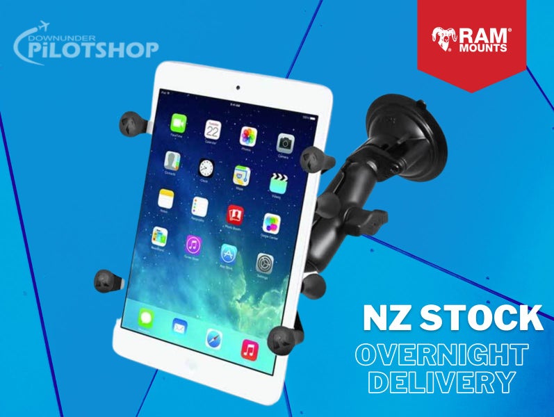 RAM X-Grip for Small 7-8" Tablets with Single Suction Cup Carousel 1