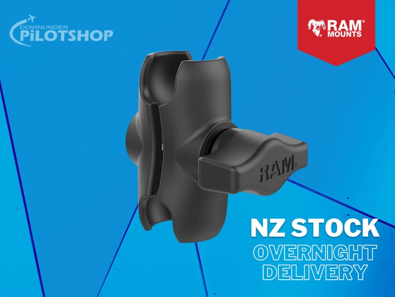 RAM Short Double Socket Arm for 1" Ball Bases Carousel 1