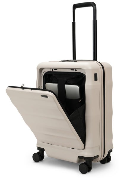Explorer Luna-Air 55cm Front Access & 63cm Hardside Luggage Set Oat Carousel 2