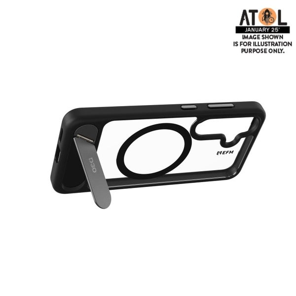 EFM Alta Case with D3O BIO for Samsung Galaxy S25 Plus - Black/Clear Carousel 2