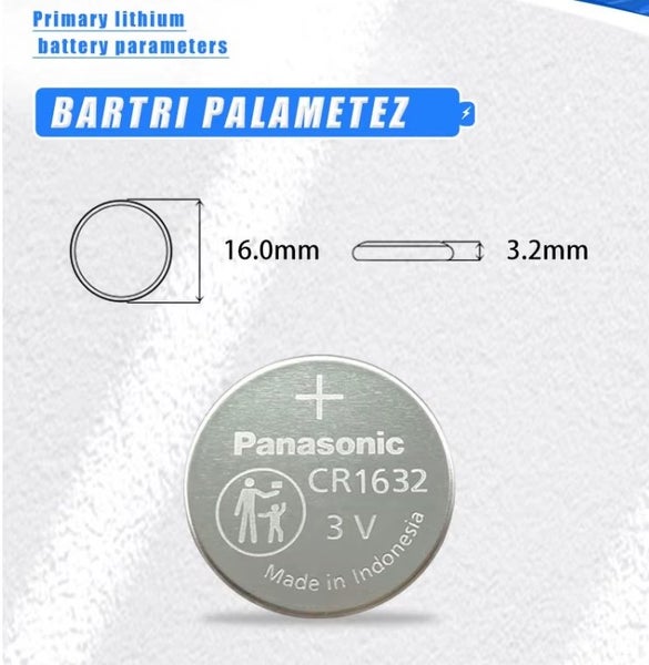 Panasonic CR1632 Lithium battery High Quality Battery -1pc #AB209 Carousel 2
