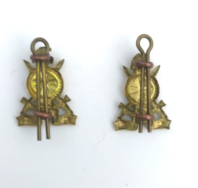 2 x Church Lads Brigade Collar Badges Carousel 2