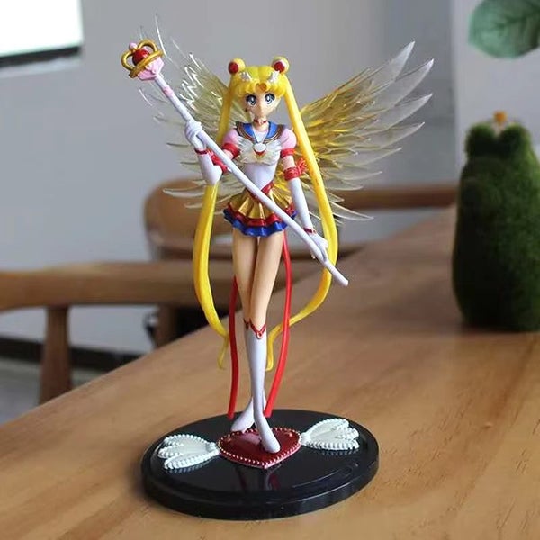 16cm Sailor Moon Dress Sailor Moon Tsukino Usagi Anime Figure Carousel 1