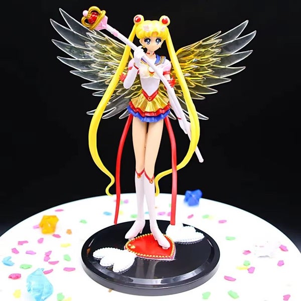 16cm Sailor Moon Dress Sailor Moon Tsukino Usagi Anime Figure Carousel 4