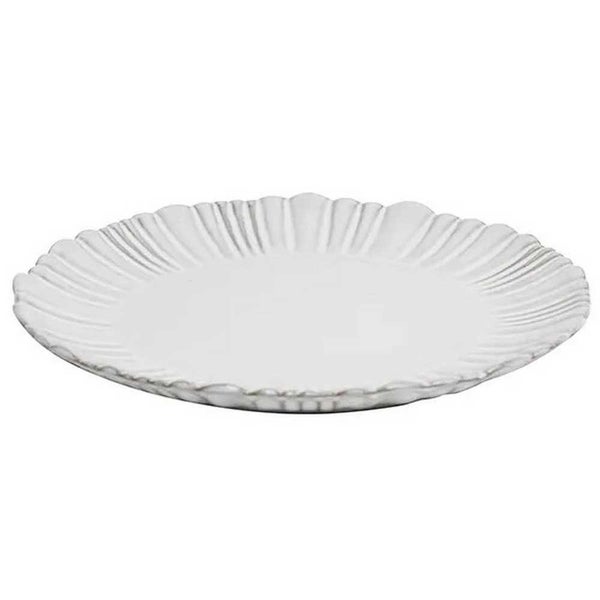 Peter's Iris Fluted Dinner Plate Milk Grey 26.9cm Carousel 3