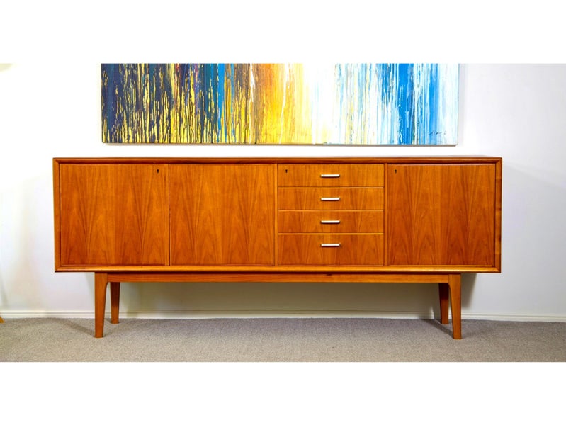 Swedish Teak Sideboard by Ab Möbelfabriken 1965 Carousel 1