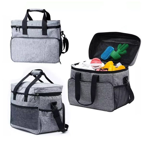 Pet Travel Organizer Bag Sets with Multi-Function Pockets Carousel 1