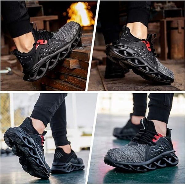 Steel Toe Shoes Work Boots Safety Sneakers Puncture Proof Waterproof Carousel 2