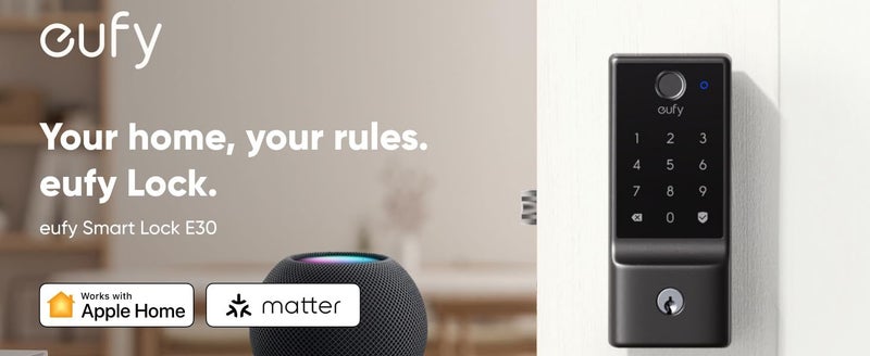Eufy Security E30 Smart Wi-Fi Touchscreen Fingerprint Lock with Matter Carousel 2