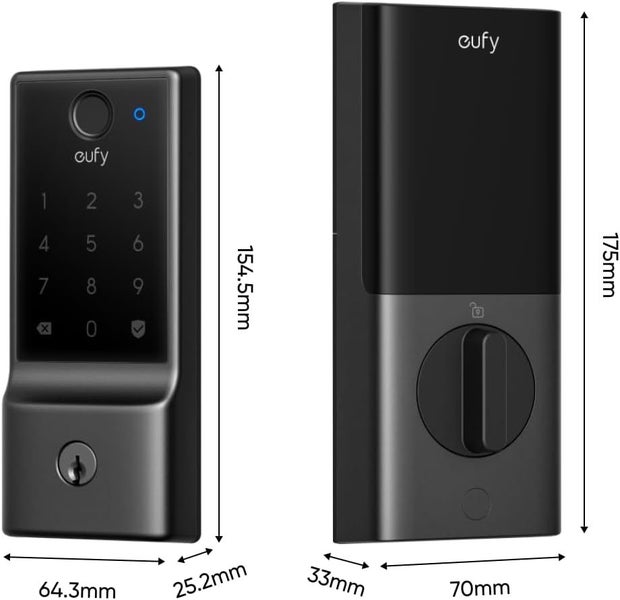Eufy Security E30 Smart Wi-Fi Touchscreen Fingerprint Lock with Matter Carousel 8