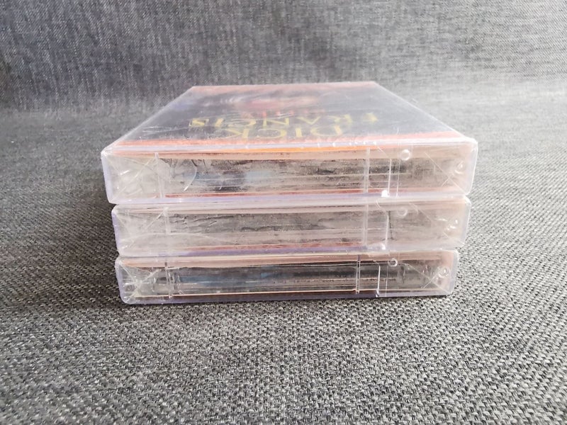 3 Audio Cassettes -Dick Francis -Reflex - Longshot & Blood Sport -New & Sealed Carousel 9