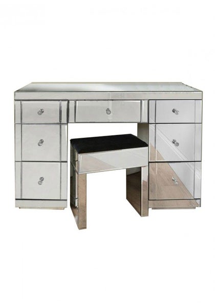 Fatima Mirrored Desk W135cm **35% OFF** Last Floor Display Carousel 1